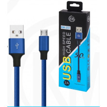 KM-237 CABLE MICRO-USB 50CM...