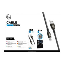 KM-608 CABLE TYPE-C ZINC...