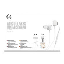 KM-U110 AURICULARES IN-EAR...