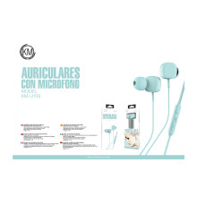 KM-U109 AURICULARES IN-EAR...