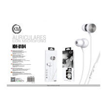 KM-U104 AURICULARES IN-EAR...