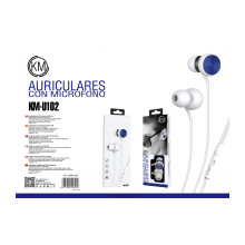 KM-U102 AURICULARES IN-EAR...