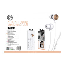 KM-U101 AURICULARES IN-EAR...